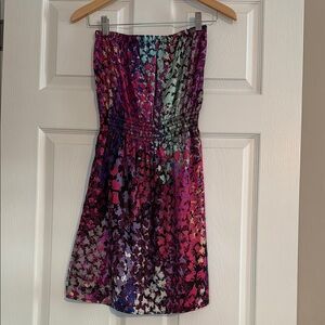 Eight Sixty Strapless Multicolor Dress